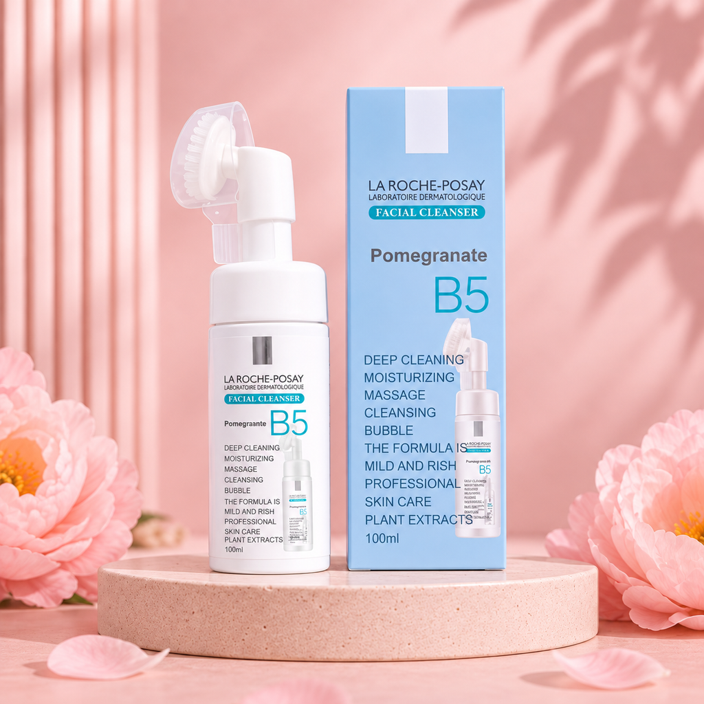 La Roche-Posay Deep-Cleansing Bubble Mousse Facial Cleanser, 100 ml
