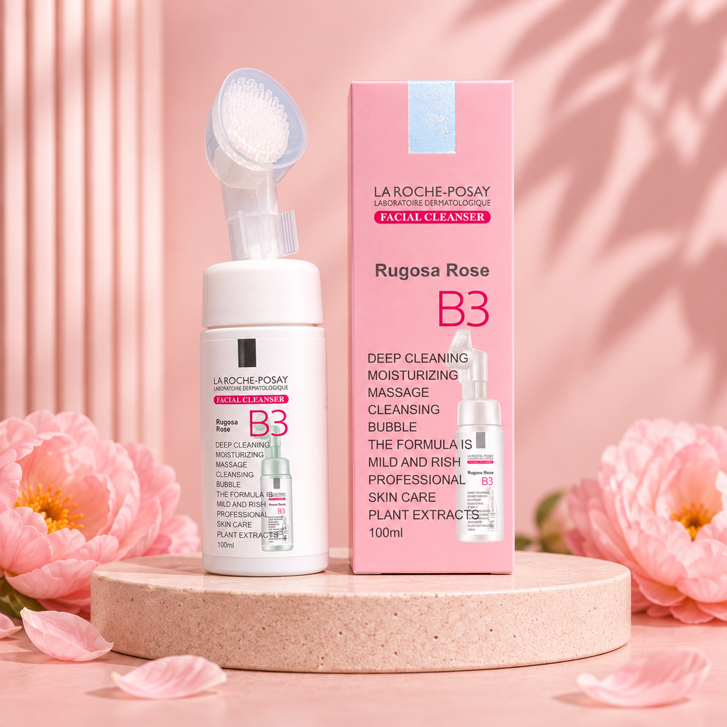 La Roche-Posay Deep-Cleansing Bubble Mousse Facial Cleanser, 100 ml