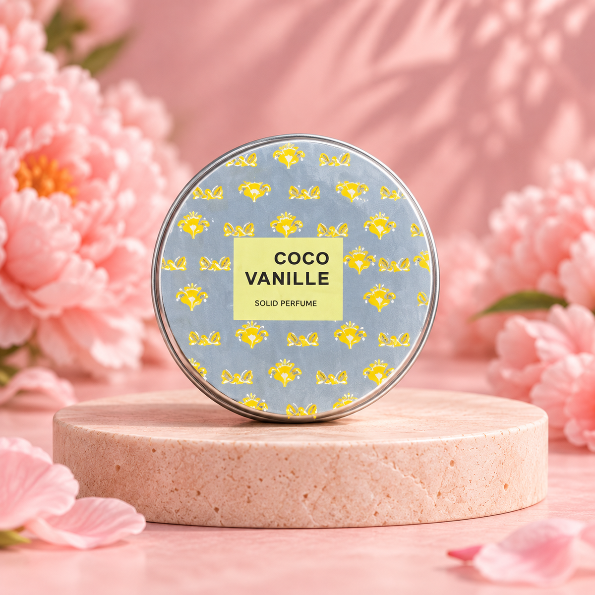 Solid perfume coco vanille — one selected tin